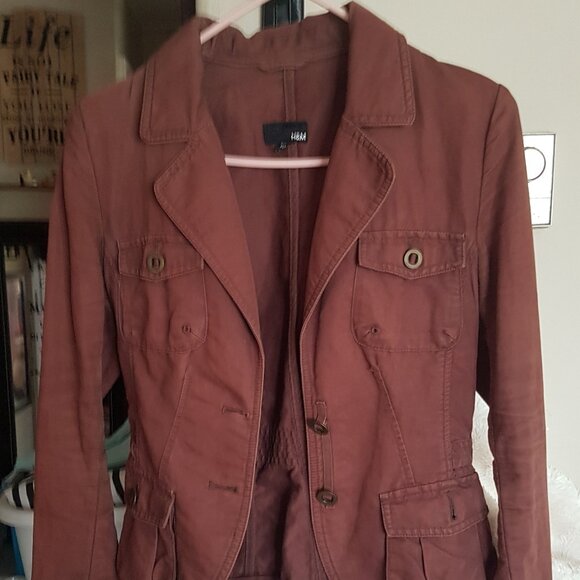 Dark Chocolate Brown Double Breasted Cardigan Styled Jacket - Picture 1 of 16